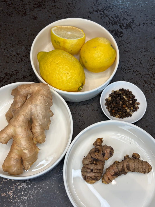 Ginger Turmeric Lemon Cubes