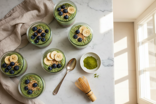 Matcha Chia Pudding — A Gentle Morning Ritual