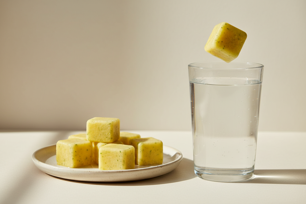 Pineapple Mint Ice Cubes – Fresh, Bright & Effortlessly Cool – Gentle Savvy