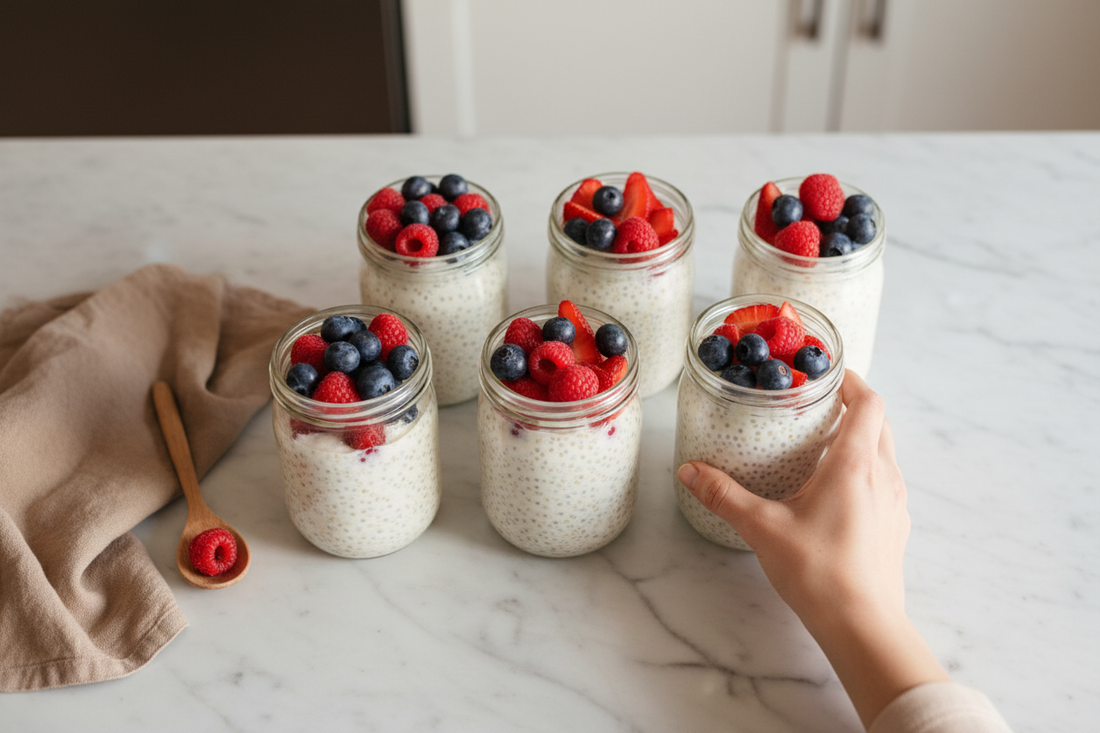 Vanilla Berry Chia Pudding — A Gentle Morning Ritual